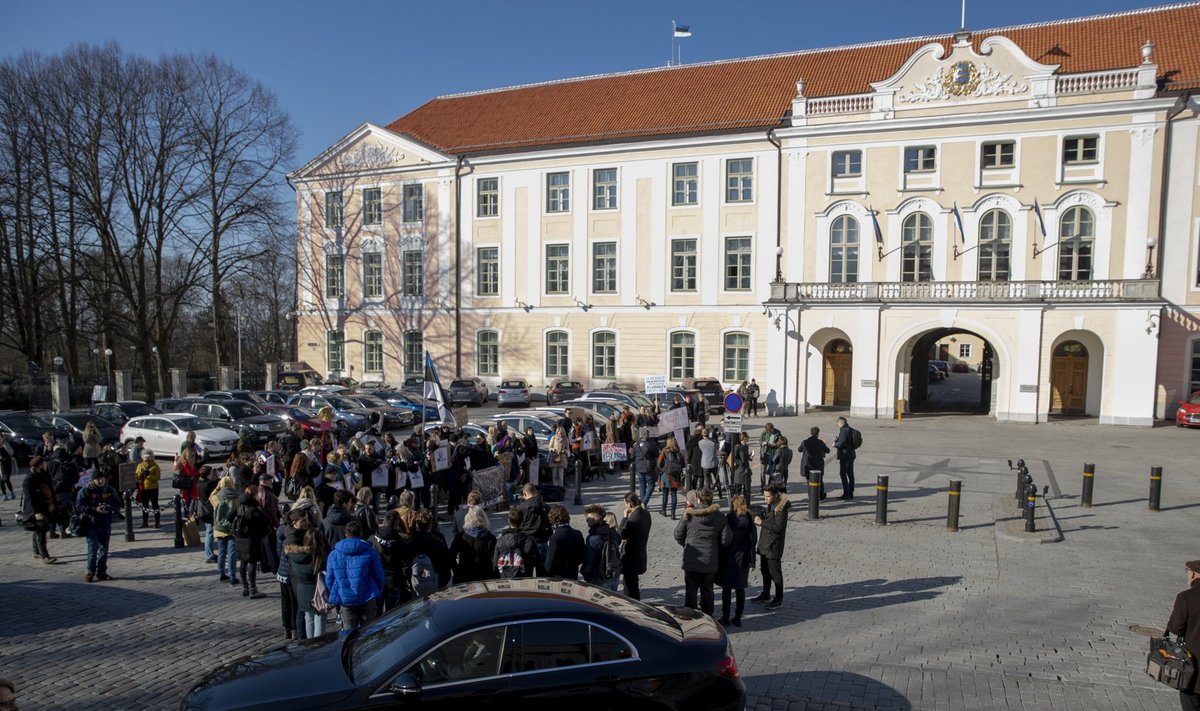 Kõigi Eesti protestiaktsioon Riigikogu ees