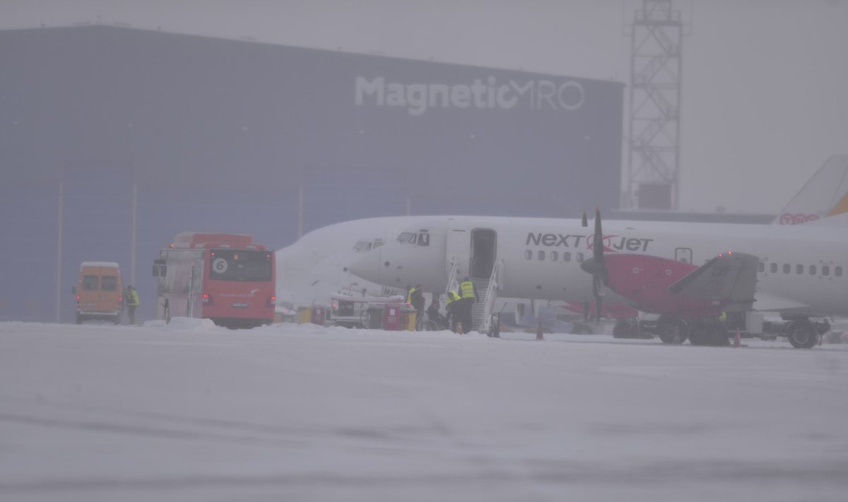 Lennujaam lumesajus