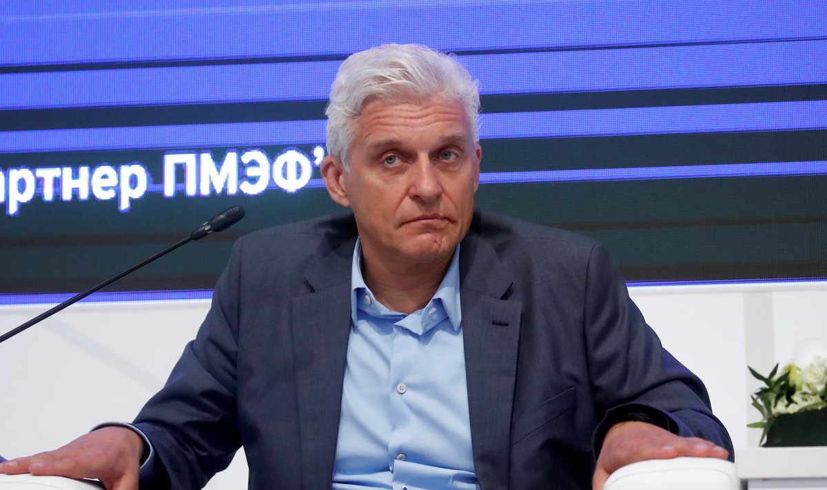 FILE PHOTO: Tinkoff Bank Board Chairman attends the St. Petersburg International Economic Forum