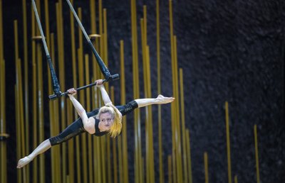 Cirque du Soleil proov enne Tallinna etendust.