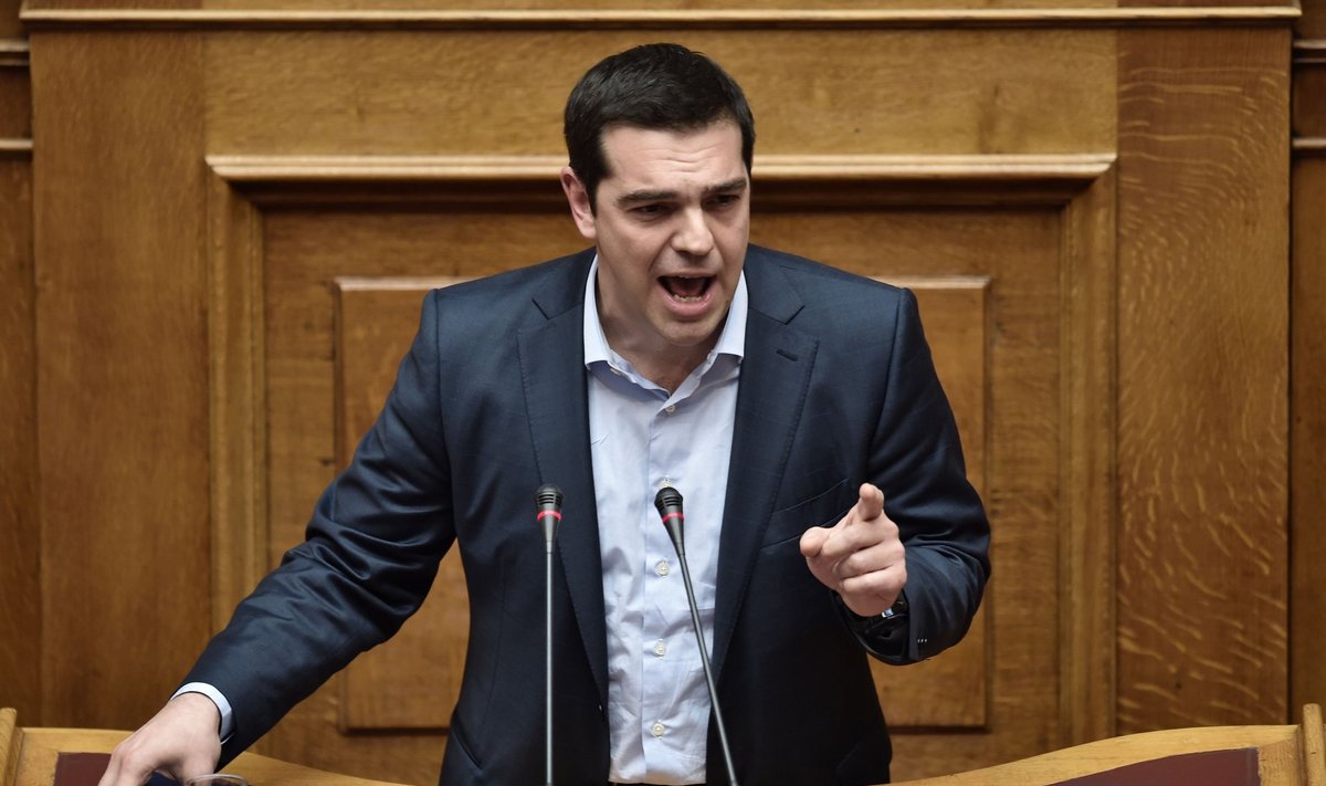 Kreeka vasakpoolne peaminister Alexis Tsipras