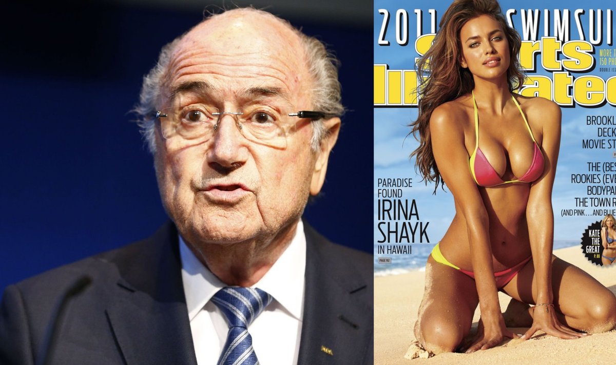 Sepp Blatter ja Irina Shayk