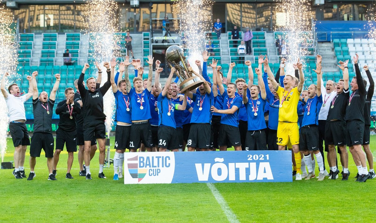 В 2021 году сборная Эстонии выиграла Кубок Балтии