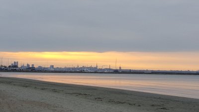Päikesetõusuvaade Tallinna lahele