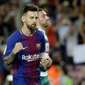 FC Barcelona meelitab Messit maailmarekordilise boonusega, klubi otsib lisasponsoreid
