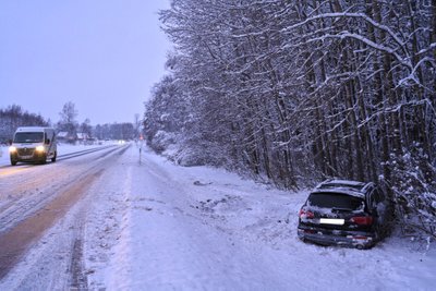 Viljandimaal sõitis Audi teelt välja