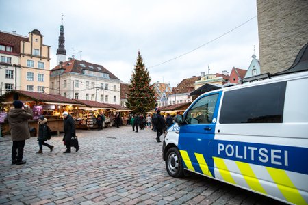 Politsei Tallinna jõuluturul