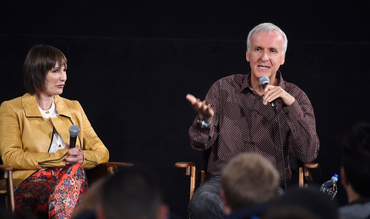 American Cinematheque 30th Anniversary Screening Of "The Terminator" James Cameron & Gale Anne Hurd