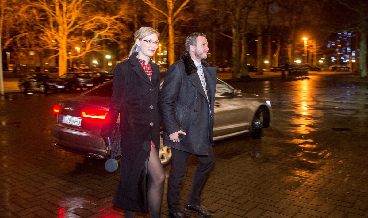 Sotsiaalkaitseminister Margus Tsahkna koos abikaasa Anna-Greta Gutmaniga