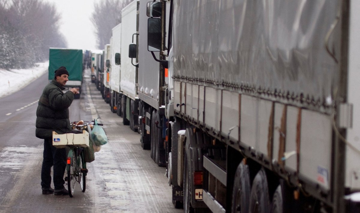 Veoautode blokaad Poolas