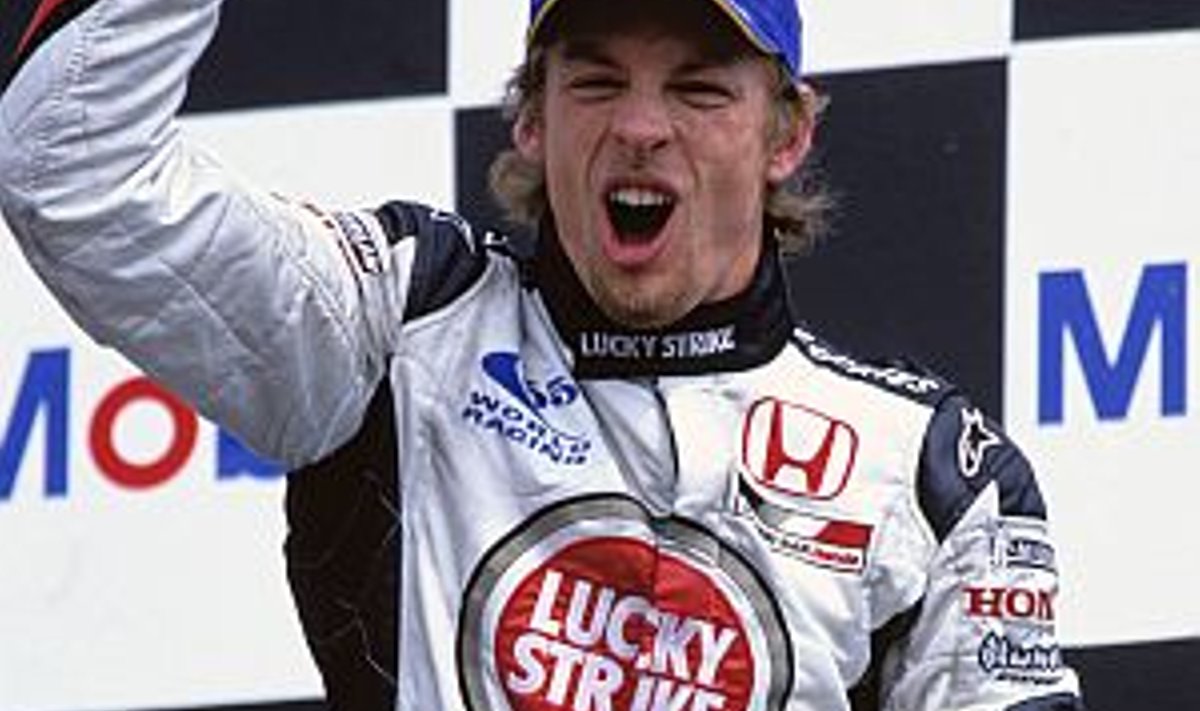 PARIM MITTE-FERRARIL SÕITJA: Jenson Buttonil on tänavu edukas hooaeg. MMi punktiarvestuses hoiab ta kolmandat kohta. Honda