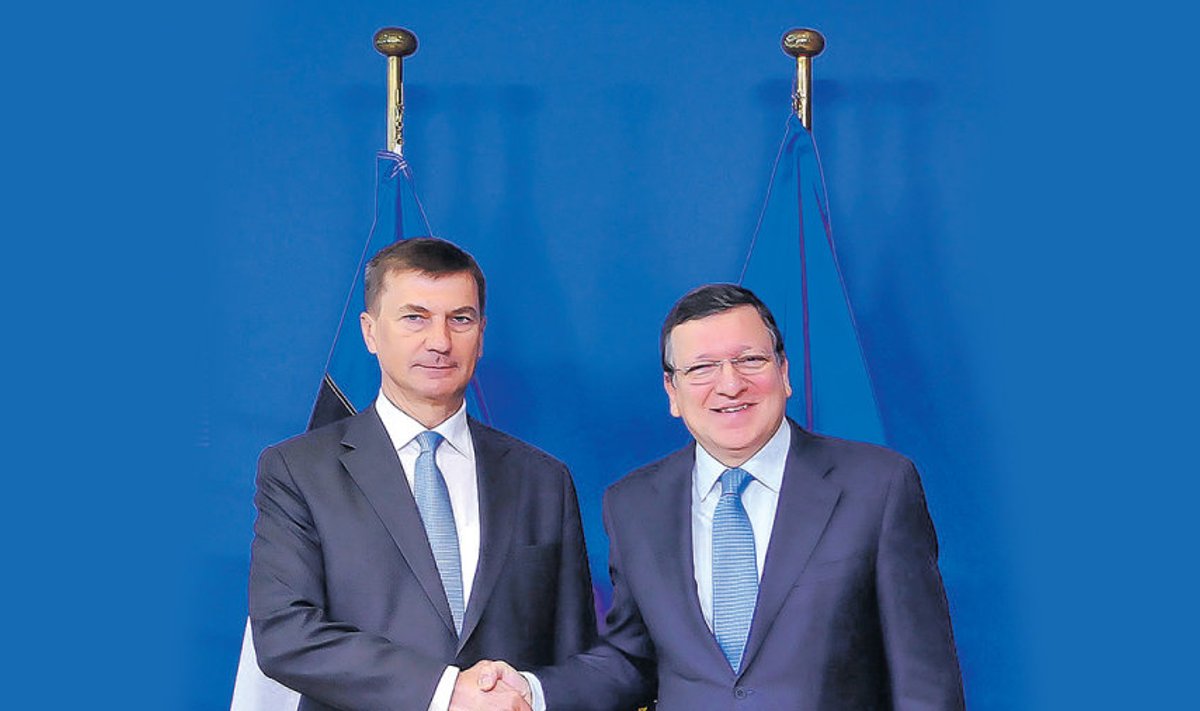 Andrus Ansip ja José Manuel Barroso