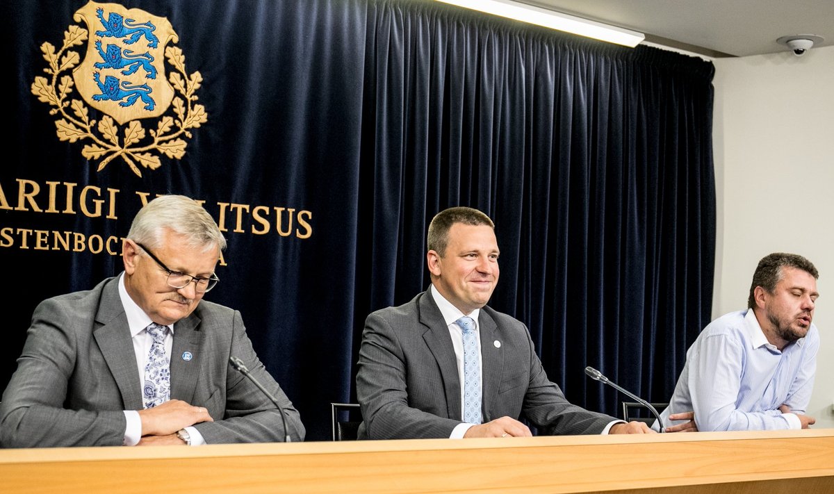 Maaeluminister Tarmo Tamm ja peaminister Jüri Ratas.