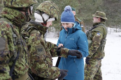 President Kersti Kaljulaid külastab õppuseid