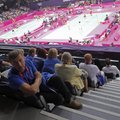 DELFI LONDONIS: Peaminister Ansipi tihe spordiprogramm - tennis, olümpiaküla, korvpall, ujumine
