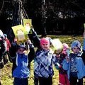 Võiste lasteaia tegemised: Kevadpühi tähistasid Rannakarbid mune vahetades, tiksutades ja kullerdades
