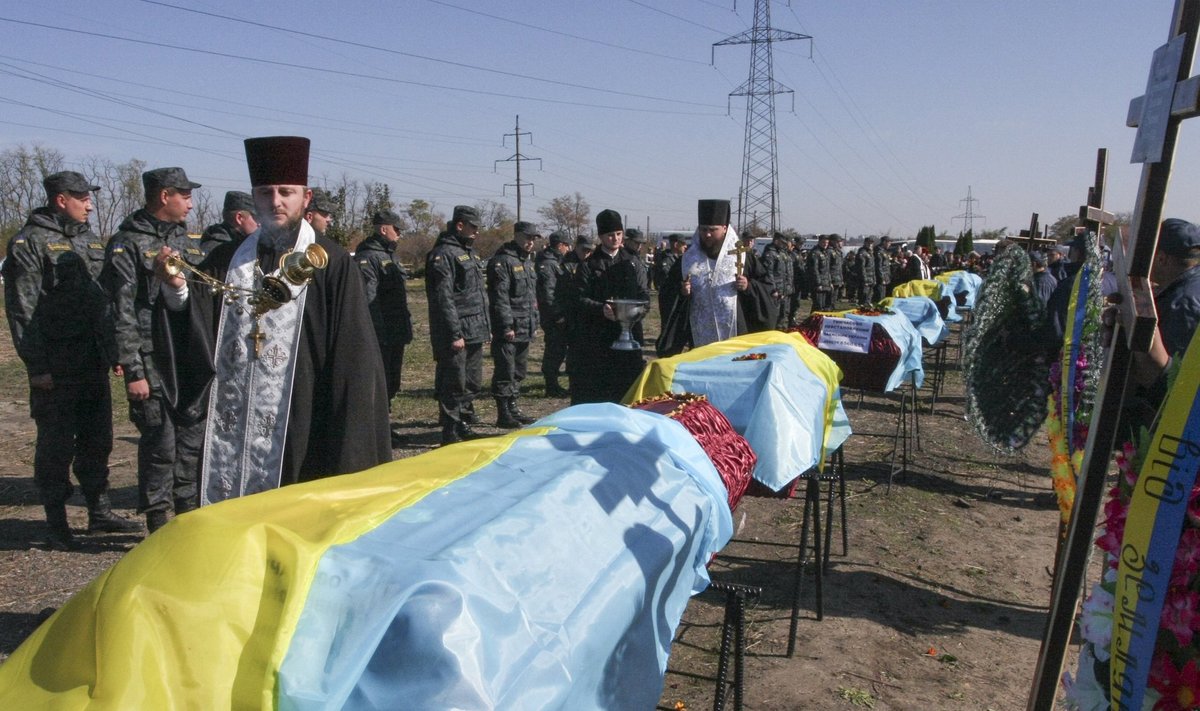 Похороны неизвестных бойцов Национальной гвардии Украины. Иллюстративное фото.