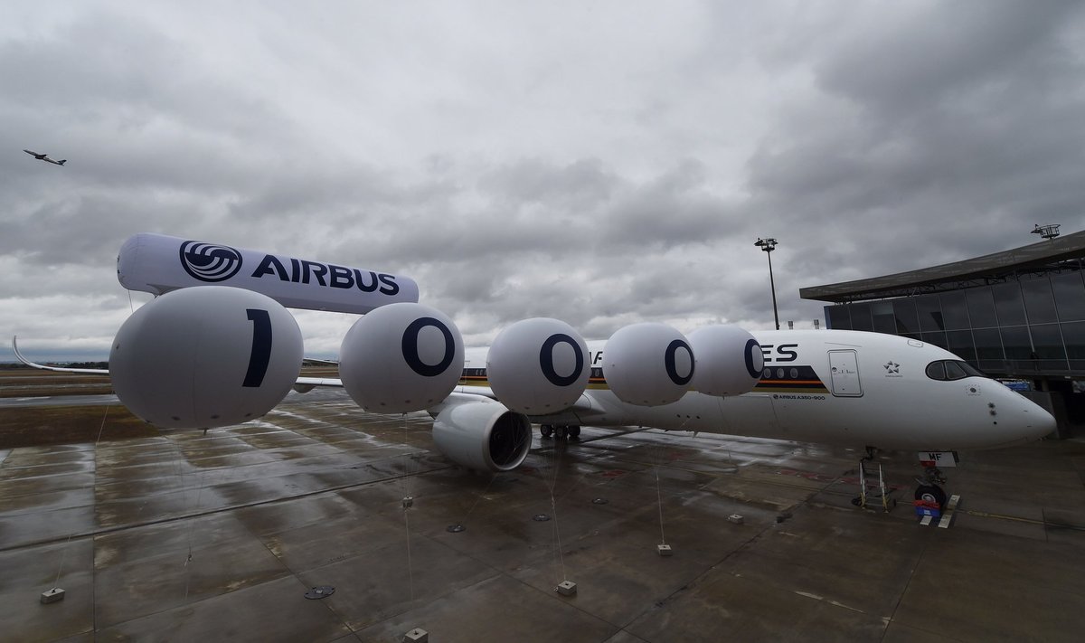 Airbusi 10 000. lennuk läheb teele Singapuri poole.