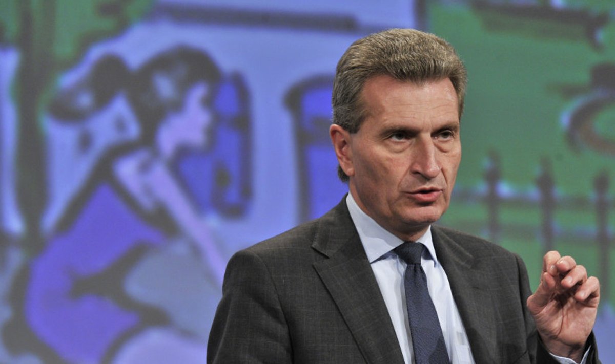Euroopa Komisjoni energiavolinik Günther Oettinger