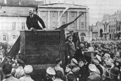 Lenin peab kõnet 1920. aastal