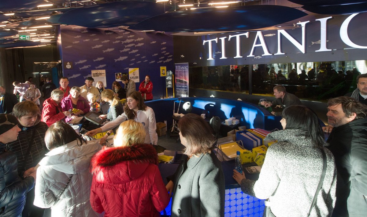 Populaarne Titanicu näitus Lennusadamas