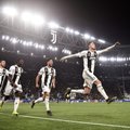 Imeline Ronaldo tassis Juventuse rongi alt välja