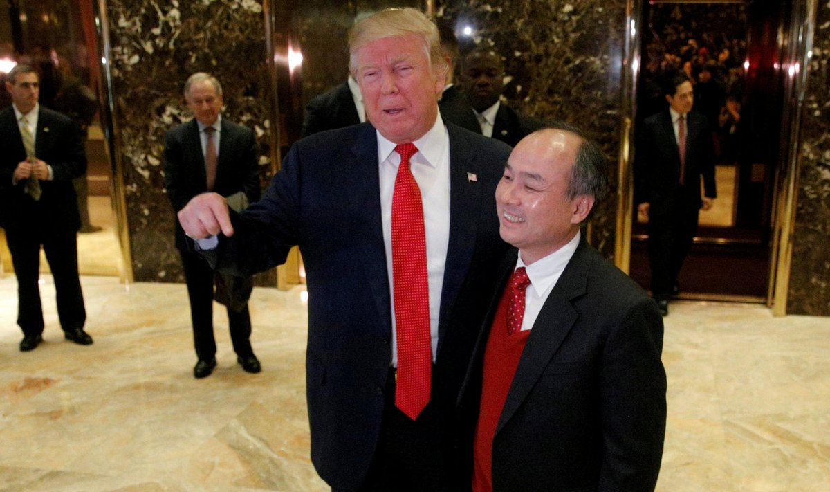Donald Trump ja Masayoshi Son 