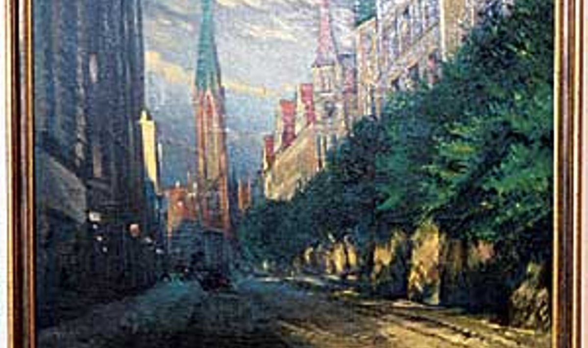 Suurlinna vaade: Ludolfs Liberts “Gertrudese tänav”, 1920ndad. Tiit Blaat
