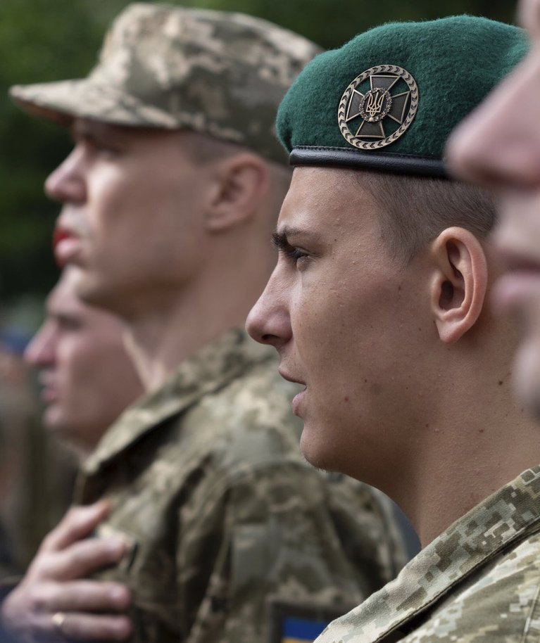 Ukraina sõjaväelased Kiievis. Foto tehtud 28. juulil 2023.