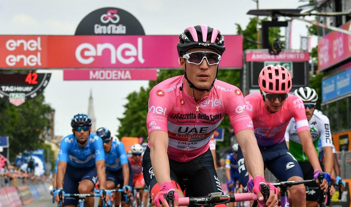 Esiplaanil Giro d'Italia liider Valerio Conti