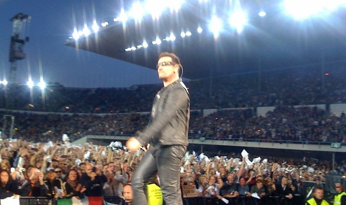 U2 kontsert Helsingis