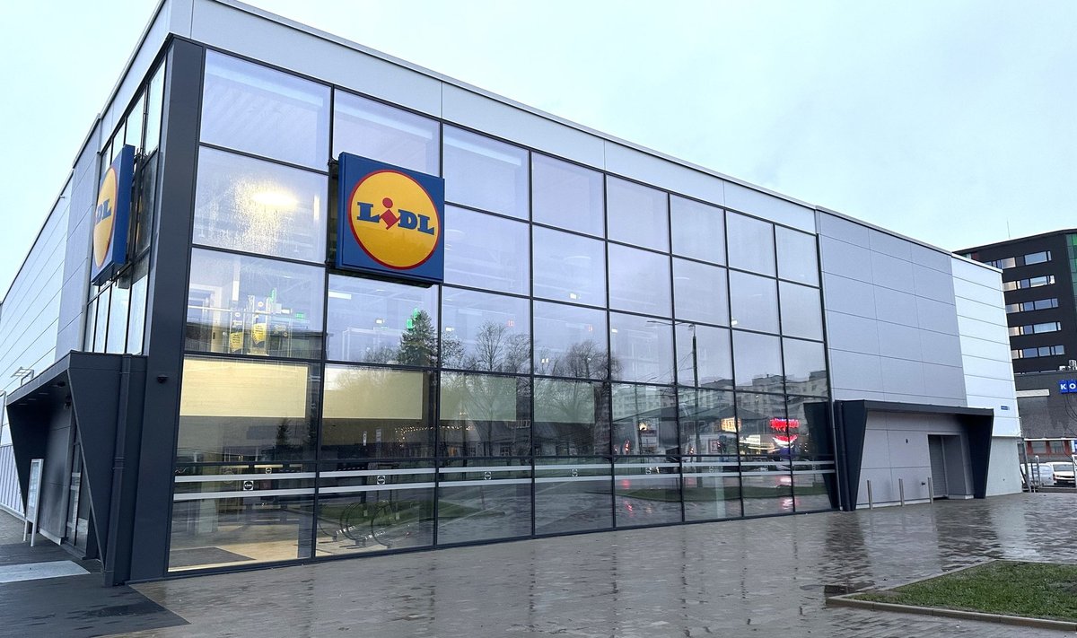 Новый магазин Lidl на Мустамяэ теэ