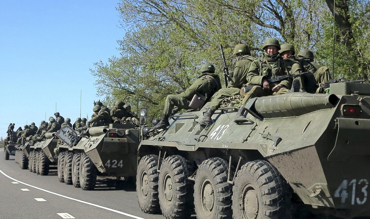 Vene sõjaväelased Belgorodi lähedal