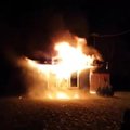 ФОТО И ВИДЕО: Воры подожгли дом в Вильяндимаа