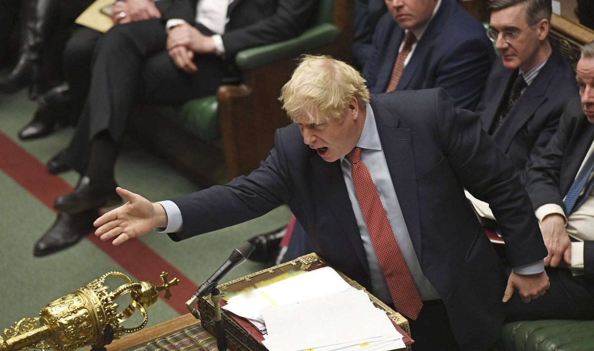 Boris Johnson Briti parlamendi alamkojas