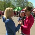 VIDEO: Birgit Õigemeel tuli esimest korda Maijooksule ja kui juba, siis terve perega!