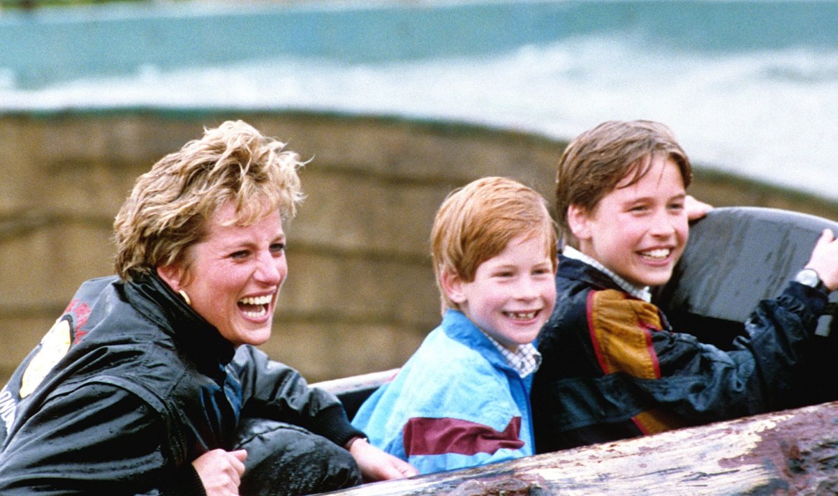 1995: printsid oma ema, printsess Dianaga