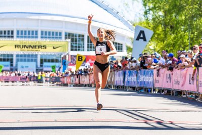 Eesti parim käija Jekaterina Mirotvortseva võitis Maijooksu joostes.