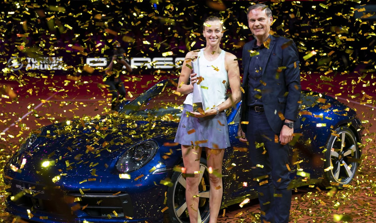 Petra Kvitova teenis juba karjääri 27. WTA turniirivõidu ja uhke auto.