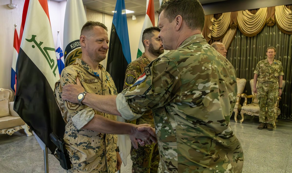 Operatsioonil Iraagis vahetus Eesti kontingendi ülem