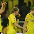 VIDEO: Kübaratriki teinud Lewandowski vedas Dortmundi suureskoorilise võiduga Bundesliga liidriks