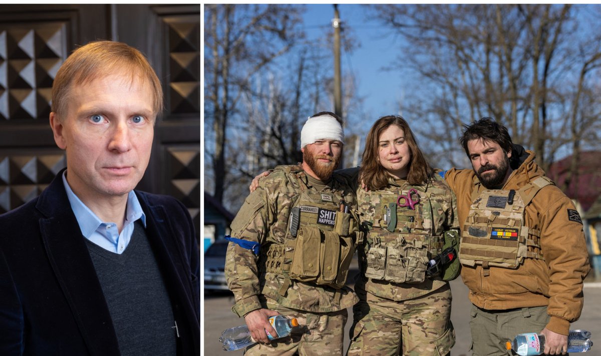 Paremal: Red Taylor, Alexis Antilla ja Rob - USA vabatahtlikud sõjas ukrainlaste poolel