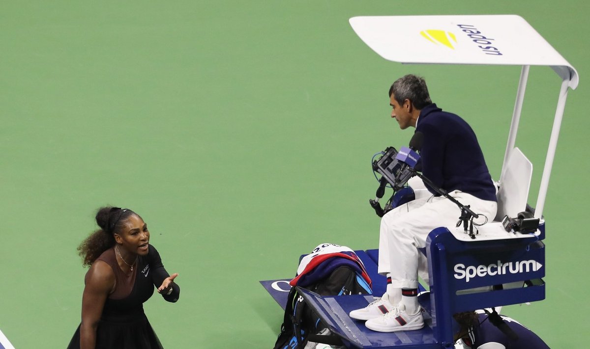 Serena Williams ja Carlos Ramos