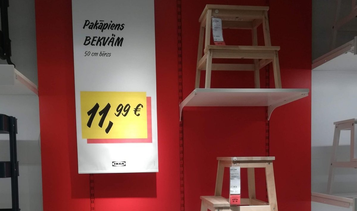 Taburet, mis kuulub soodsamate toodete hulka, on siiski Lätis kallim kui Soomes.