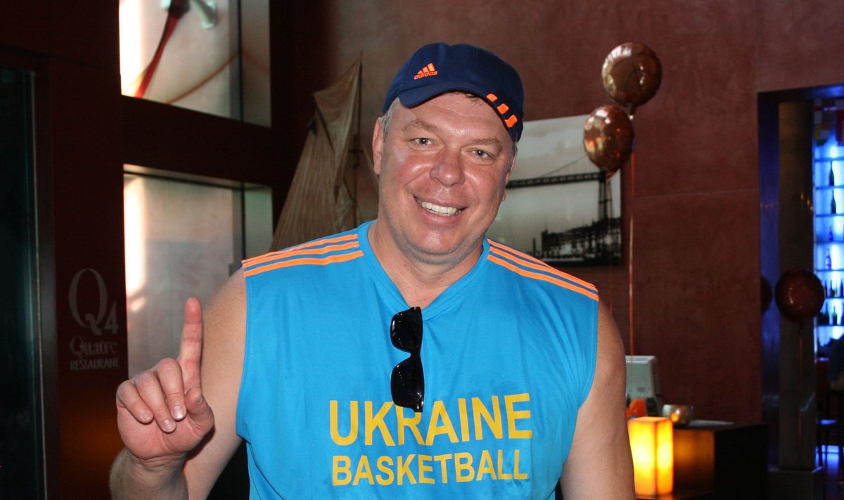 Ukraina korvpalliliidu president Oleksandr Volkov