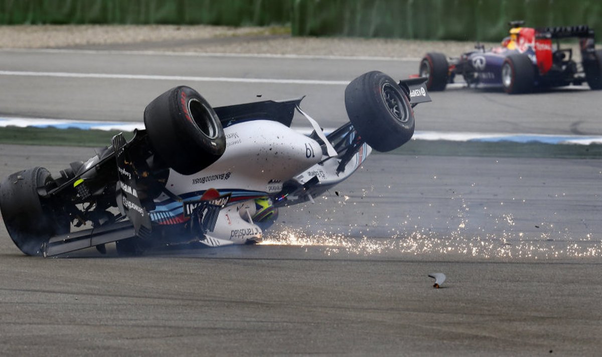 Felipe Massa sõit lõppes avaringil