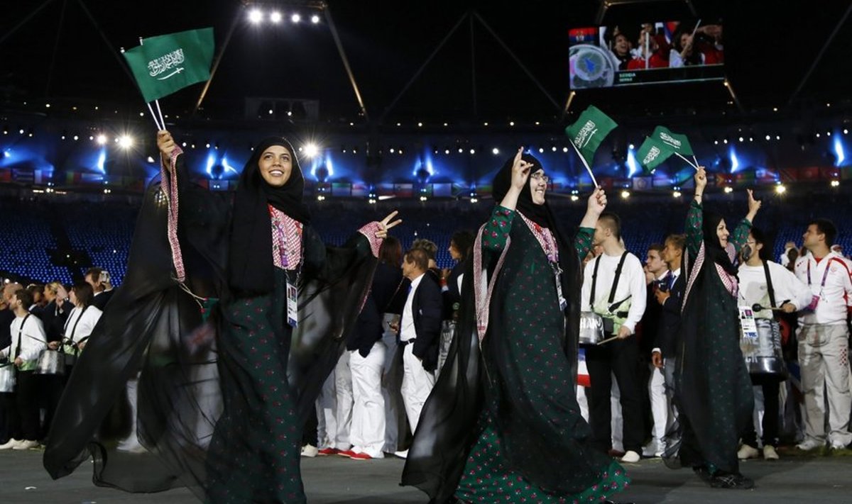 Saudi Araabia naised olümpiamängude avatseremoonial