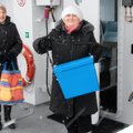FOTOD | Delfi Saaremaal: valijatel tuli pärastlõunal trotsida paksu lumesadu