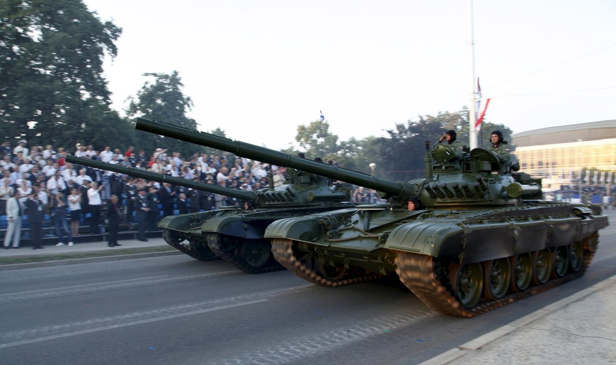 Jugoslaavia päritolu M-84 tankid on Ukraina tankiväe kõige värskem täiendus.