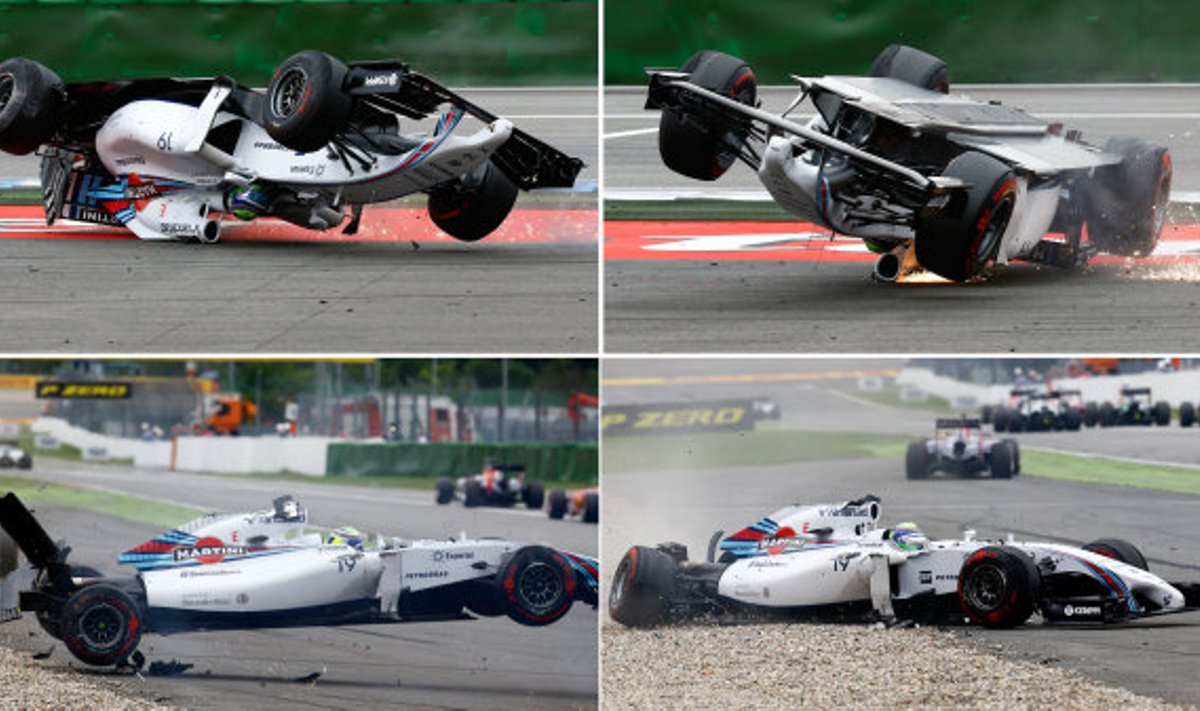 Felipe Massa avarii kaadrihaaval